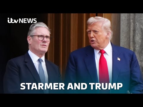 Trump sets tighter deadline for Russia to agree ceasefire during talks with Starmer | ITV News