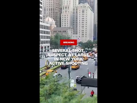 Several shot, suspect at large in New York active shooting