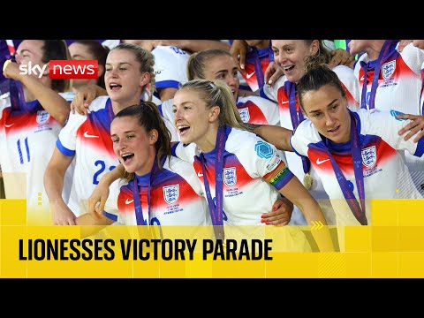 England Lionesses victory homecoming parade