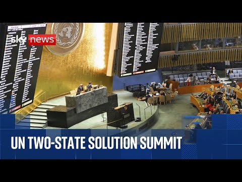 UN General Assembly meets for two-state solution summit in New York