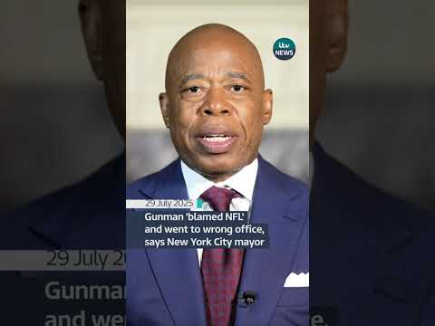 New York City Mayor Adams says the gunman ‘blamed the NFL’ and used the wrong lift #itvnews