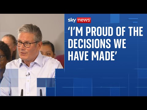 ‘I’m very proud of the decisions we have made’ – Keir Starmer tells Sky’s Beth Rigby
