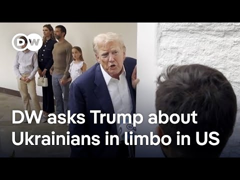 Trump reassures Ukrainians who fled to US, says ‘working with them’ to let them stay until war ends