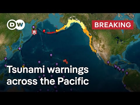 Tsunami warnings across Pacific after magnitude-8.8 quake strikes off Russia’s east coast | DW News