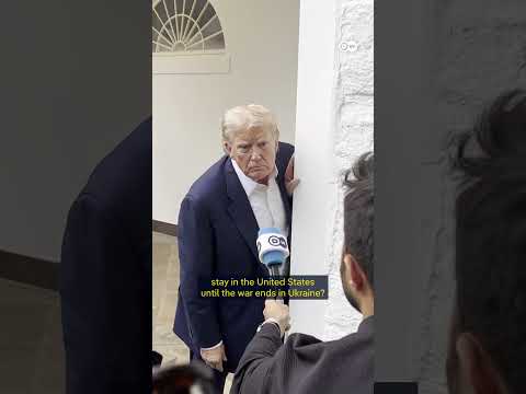 “We’re working with them” Donald Trump on Ukrainian refugess in the US | DW News