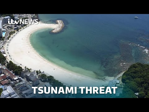 Tsunami warnings downgraded after huge earthquake – but threat not over yet | ITV News