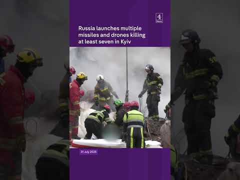 Russian missiles kill seven in Kyiv