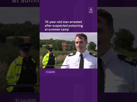 Man arrested after summer camp ‘poisoning’