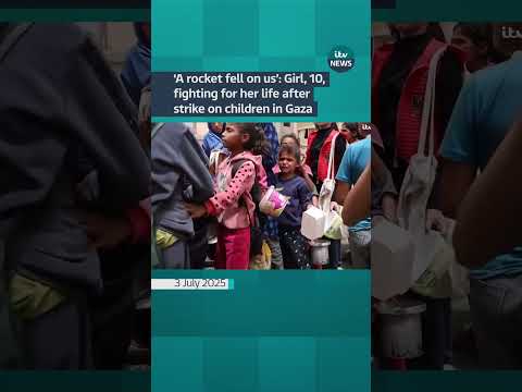 A warning: This report contains distressing images – Girl fighting for her life after strike in Gaza