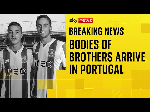Bodies of Diogo Jota and Andre Silva arrive in Portugal