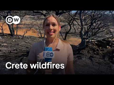 Crete wildfires force 5,000 residents and tourists to evacuate | DW News