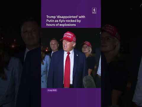 Trump ‘disappointed’ with Putin