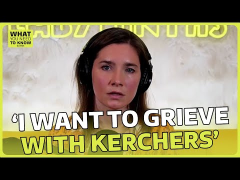 Amanda Knox on her kid’s ‘jail’ game and wanting to meet Meredith Kercher’s family | WNTK | ITV News