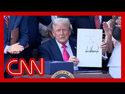 Trump signs megabill into law during July 4th ceremony