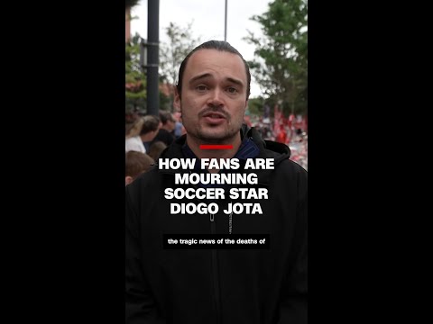 How fans are mourning soccer star Diogo Jota
