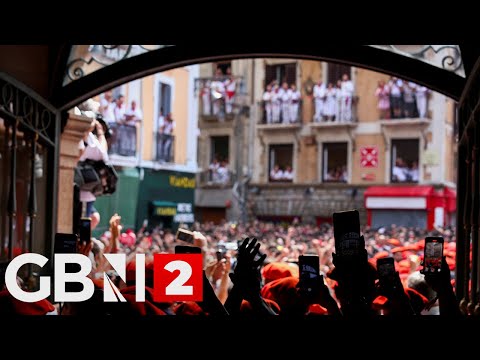 WATCH: First bull run takes place at Pamplona’s annual San Fermin festival