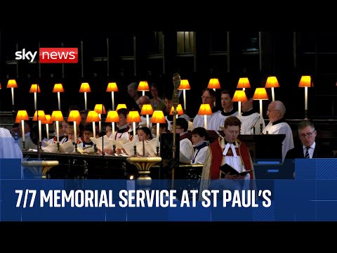 Watch live: 7/7 memorial service at St Paul’s Cathedral