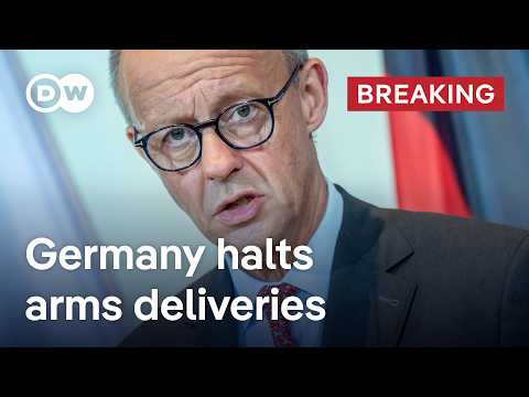 Germany suspends approval of weapons deliveries to Israel for potential use in Gaza | DW News