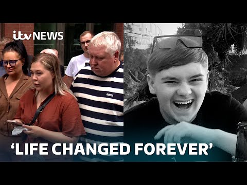 Harvey Willgoose murdered in school: Watch family’s emotional statement outside court | ITV News