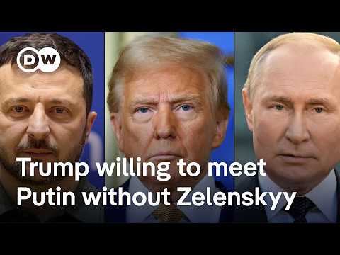Trump confirms summit with Putin as Kremlin ignores Trump’s deadline to make peace | DW News