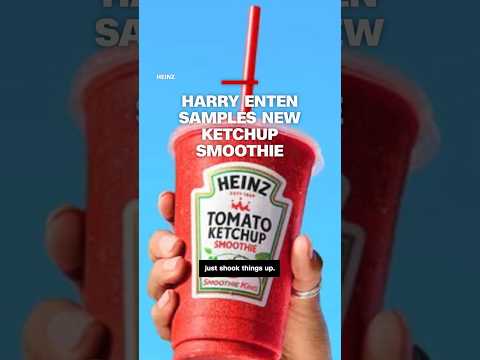 Harry Enten samples new ketchup smoothie
