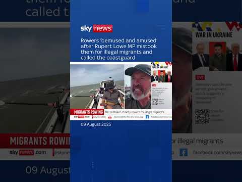 Rowers ‘bemused and amused’ after MP mistook them for illegal migrants