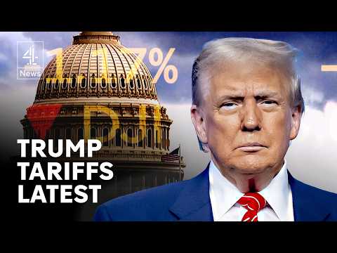 Global markets fall as new wave of Trump tariffs hit 90 countries