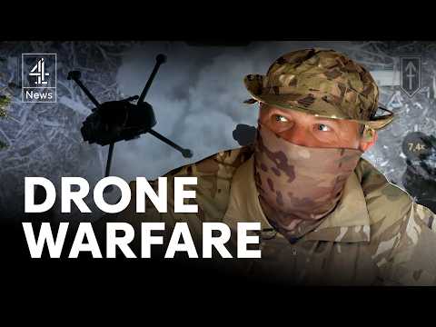 Ukrainian soldiers teaching Brits drone warfare