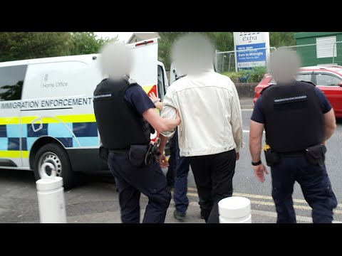 ITV News witnesses illegal working raids, as charities accuse government of ‘scapegoating’ migrants