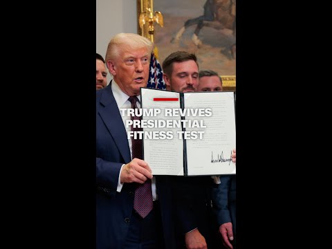 President Trump revives Presidential Fitness. We ran the test
