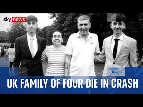 Four members of UK family die in crash on holiday in Portugal