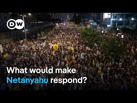 Mass protest in Israel against Netanyahu’s Gaza City occupation plan | DW News