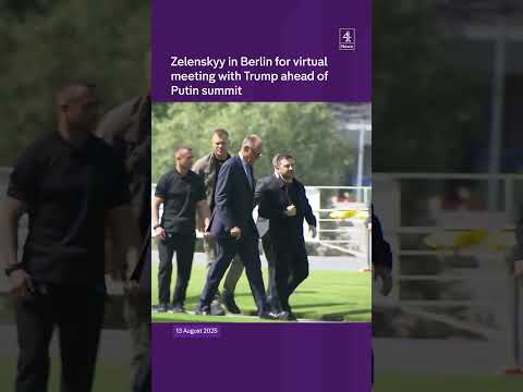 Zelenskyy in Berlin for virtual meeting with Trump ahead of Putin summit