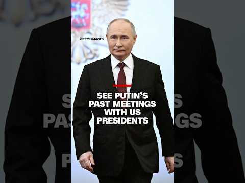 See Putin’s past meetings with US presidents
