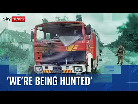 Videos show Russian drones targeting Ukrainian emergency vehicles