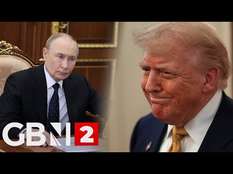 WATCH: View of air force base where Trump and Putin will meet on Ukraine