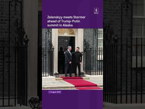 Zelenskyy meets Starmer ahead of Trump-Putin summit in Alaska