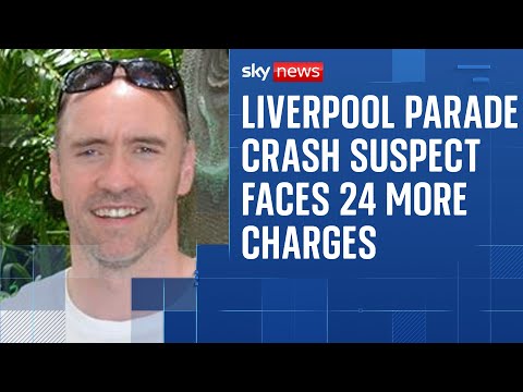 Man accused of driving into crowds in Liverpool faces further 24 charges