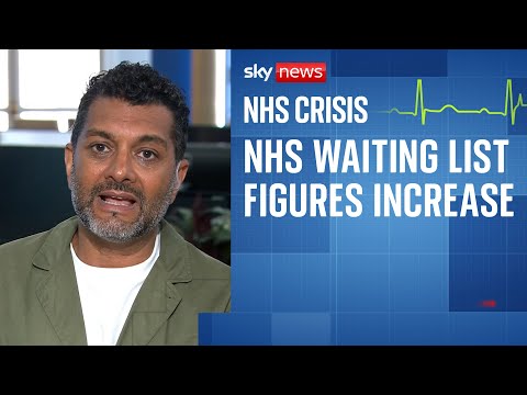 NHS: ‘Slight increase’ of people on waiting lists for routine hospital treatment