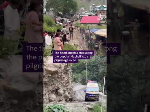 Kashmir flash flood kills dozens