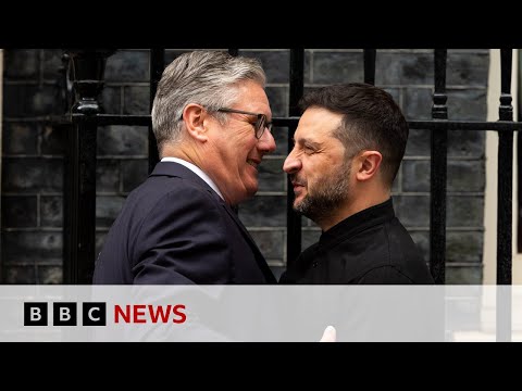 Ukraine’s President Zelensky and UK PM Starmer meet ahead of Trump-Putin summit | BBC News