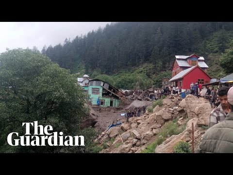 Dozens dead and hundreds missing after cloudburst triggers flood in Kashmir