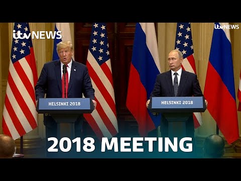 When President Donald Trump and Russian leader Vladimir Putin met nearly seven years ago | ITV News