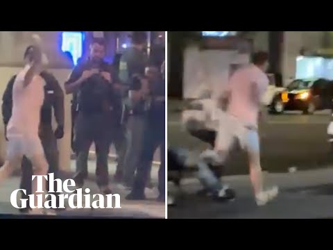 Man throws sandwich at US border agent in Washington DC