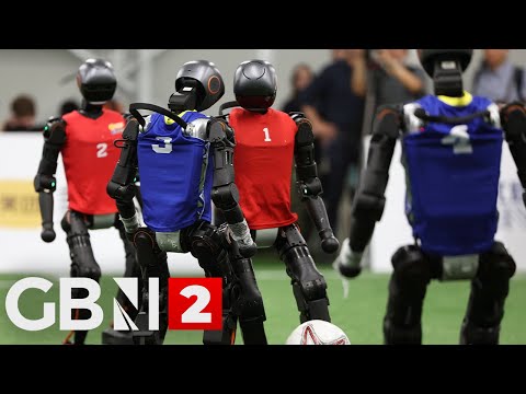 WATCH: Opening dance and soccer matches at Humanoid Robot Games