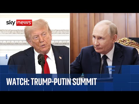 Trump and Putin meet in Alaska to discuss war in Ukraine | Sky News coverage