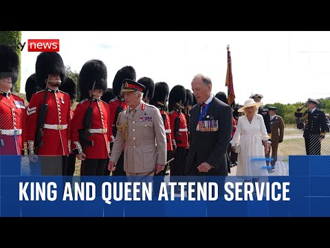 UK falls silent to mark 80 years since the end of WWII