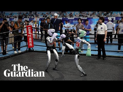 Robots run, punch and score at World Humanoid Robot Games in China