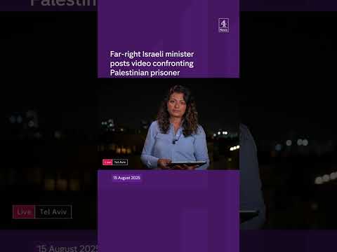 Far-right Israeli minister posts video confronting Palestinian prisoner