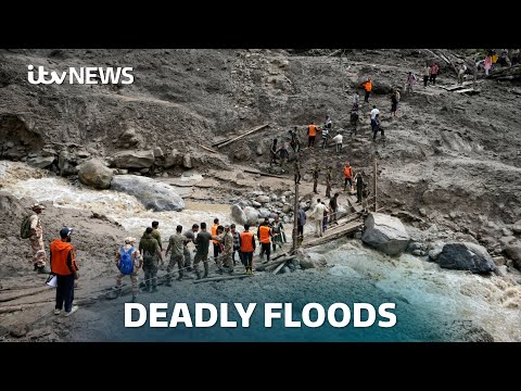 Flash floods triggered by torrential rain kill at least 280 people in India and Pakistan | ITV News